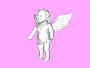 angel child toys people 3d print model - Mito3D