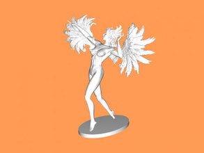 angel girl toys people 3d print model - Mito3D