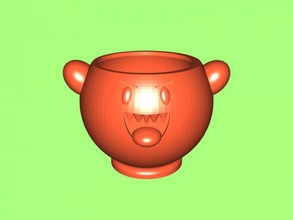 angry mug free 3d model - download stl file Home Kitchen interesting toothy 3d print model - Mito3D