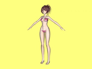 anime bikini obj juguetes caricaturas 3d print model - Mito3D