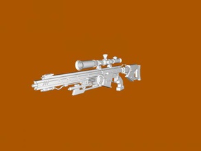 anime sniper rifle toys games 3d print model - Mito3D