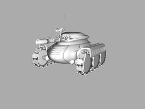 anime tank obj toys machinery 3d print model - Mito3D
