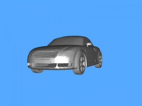 another audi tt free 3d model - download obj file Toys Machinery qualitative popular sports car 3d print model - Mito3D