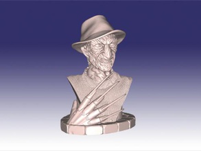 busto of krueger juguetes película s 3d print model - Mito3D