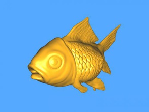 pesce rosso giocattoli animali 3d print model - Mito3D