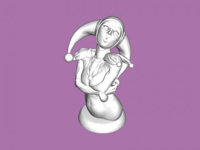 harley quinn obj art sculpture 3d print model - Mito3D