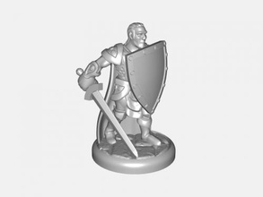 antipaladin free 3d model - download stl file Toys Games knight sword shield 3d print model - Mito3D