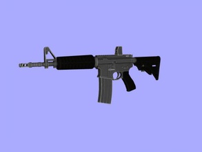 ar-15 free 3d model - download obj file Toys Weapon semi-automatic rifle america 3d print model - Mito3D