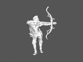 archer in armor toys cartoons 3d print model - Mito3D