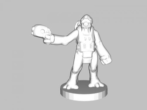armed alien free 3d model - download stl file Toys Cartoons dangerous dude 3d print model - Mito3D
