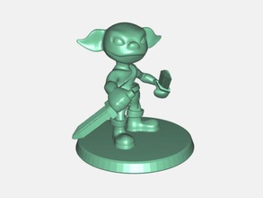 armata di goblin gratuita modello 3d - scaricare il file stl I giocattoli cartoni animati 2 spade 3d print model - Mito3D