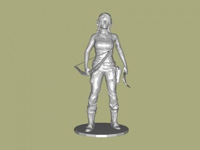 armed tomb raider toys games 3d print model - Mito3D