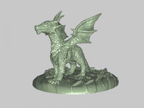 blindato drago giocattoli animali 3d print model - Mito3D