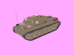 assault tank obj toys machinery 3d print model - Mito3D