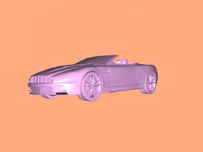 aston martin cabriolet gratuit modèle 3d - téléchargement de fichier stl Les jouets De la machinerie qualitatif voiture sport 3d print model - Mito3D