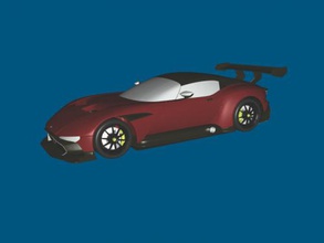 aston vulcan gratuit modèle 3d - télécharger le fichier obj Les jouets De la machinerie voiture de sport 2015 3d print model - Mito3D