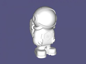 astronaut toy toys people 3d print model - Mito3D
