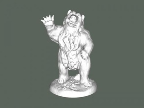atacante urso brinquedos animais 3d print model - Mito3D