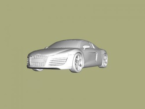 audi quattro 2014 free 3d model - download obj file Toys Machinery stylish powerful sports car 3d print model - Mito3D