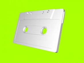 audio cassette free 3d model - download stl file Home Accessories old music storage 3d print model - Mito3D