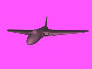 avro vulcan Kostenlose 3d-Modell - download-stl-Datei Spielzeug Maschinen britische strategische bomber stl-Datei 3d print model - Mito3D