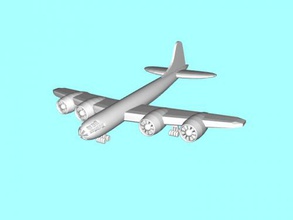 b-29 free 3d model - download stl file Toys Machinery strategic bomber 3d print model - Mito3D
