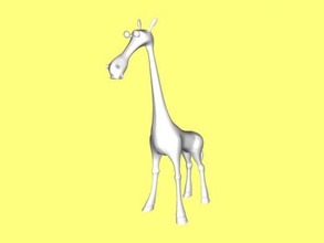 baby giraffa gratuita modello 3d - scaricare il file stl I giocattoli Animali po ' cartoon 3d print model - Mito3D