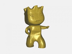baby groot Kostenlose 3d-Modell - download-stl-Datei Spielzeug Cartoons flora colossus planet x stl-Datei 3d print model - Mito3D