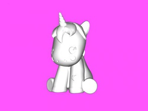 bebé unicornio juguetes caricaturas 3d print model - Mito3D