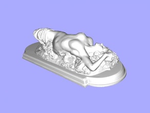 bacchante arte escultura 3d print model - Mito3D