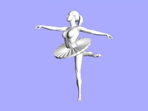 ballet dancer toys people 3d print model - Mito3D
