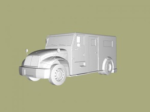 banco de camiones gratis modelo 3d - descargar archivo stl Los juguetes De la maquinaria camión transporte dinero 3d print model - Mito3D