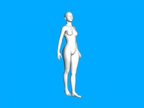 base walking girl free 3d model - download obj file Toys People further modeling 3d print model - Mito3D