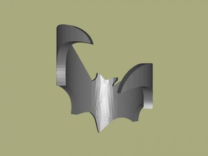 bat ring fashion ornaments 3d print model - Mito3D