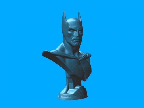 batman büste kunst skulptur 3D print model - Mito3D