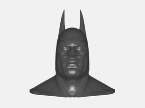 batman testa arte scultura 3d print model - Mito3D