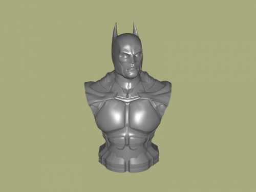 batman torso arte scultura 3D print model - Mito3D