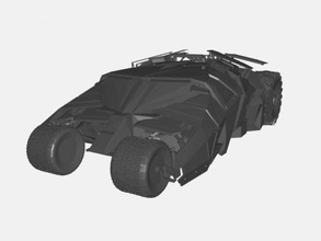 batmobil toys films 3d print model - Mito3D