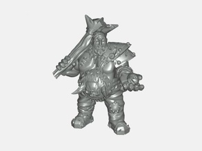 battle ogre free 3d model - download stl file Toys Cartoons huge warrior 3d print model - Mito3D