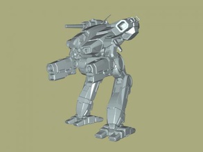 battle robot free 3d model - download stl file Toys Machinery dangerous future 3d print model - Mito3D