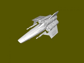 kampfstern galactica viper spielzeuge spiele 3d print model - Mito3D