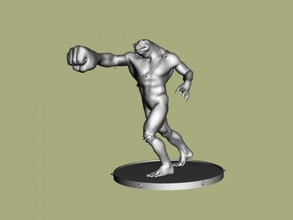 charge bataille statue obj jouets jeux 3d print model - Mito3D