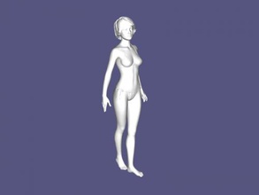 beach woman toys people 3d print model - Mito3D