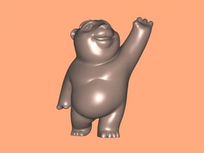bear free 3d model - download stl file Toys Animals great toy child 3d print model - Mito3D