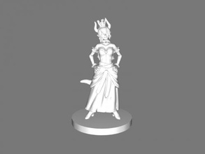 beautiful bowsette toys games 3d print model - Mito3D