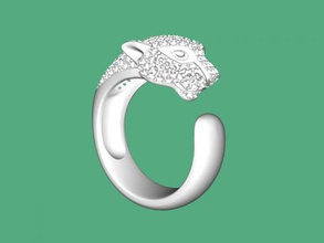 beautiful ring fashion ornaments 3d print model - Mito3D