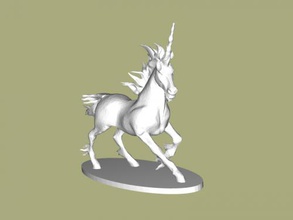 beautiful unicorn toys animals 3d print model - Mito3D