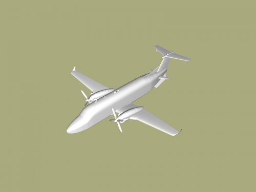 beechcraft 1900 juguetes maquinaria 3D print model - Mito3D