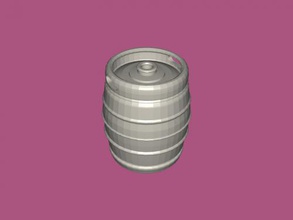 barril de cerveja grátis modelo 3d - download arquivo stl A casa cozinha grande capacidade 9stl 3d print model - Mito3D