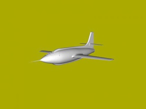 bell x-1 free 3d model - download stl file Toys Machinery us experimental aircraft 3d print model - Mito3D